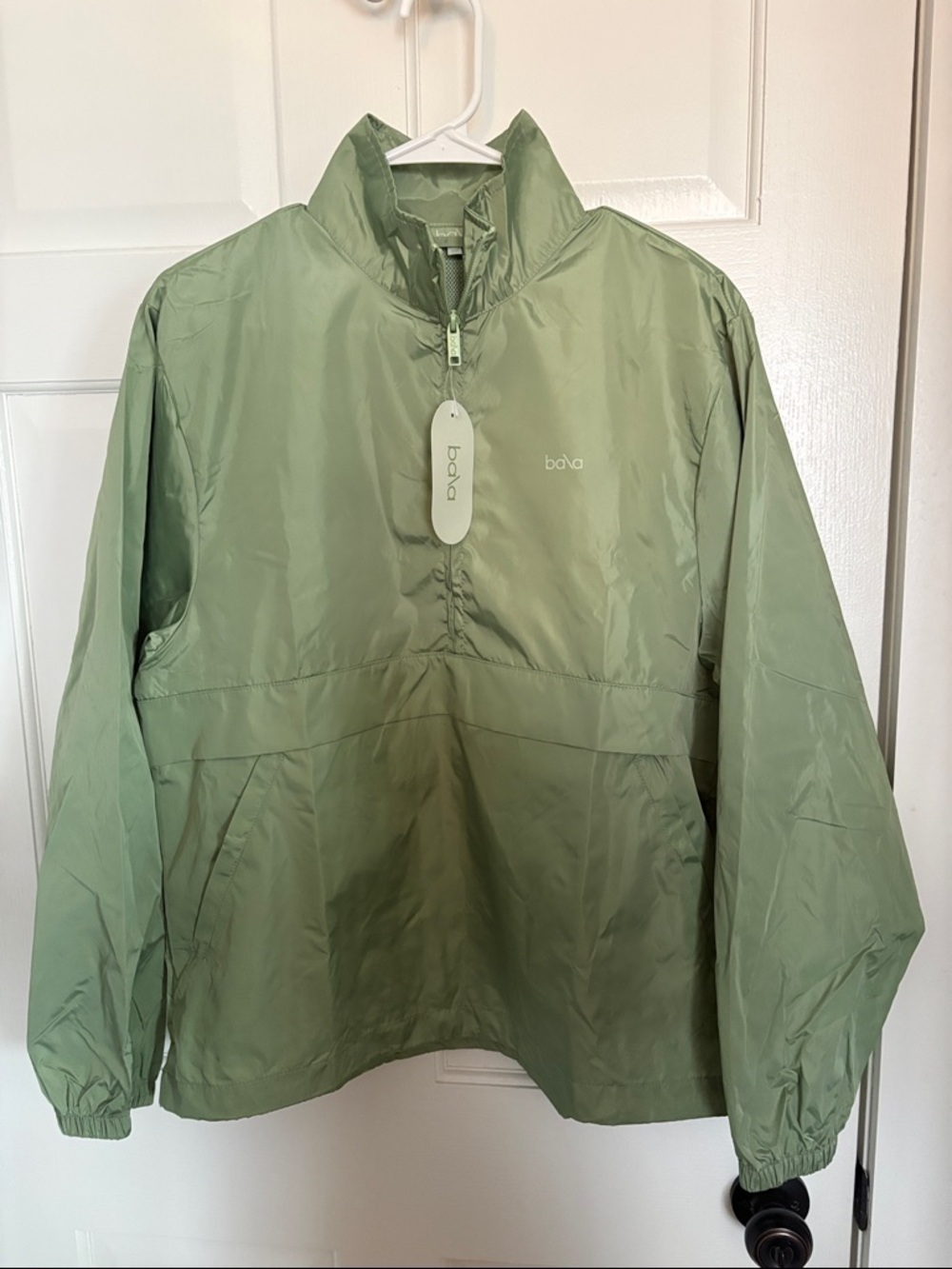 NWT Bala Sage Green Half-Zip Anorak